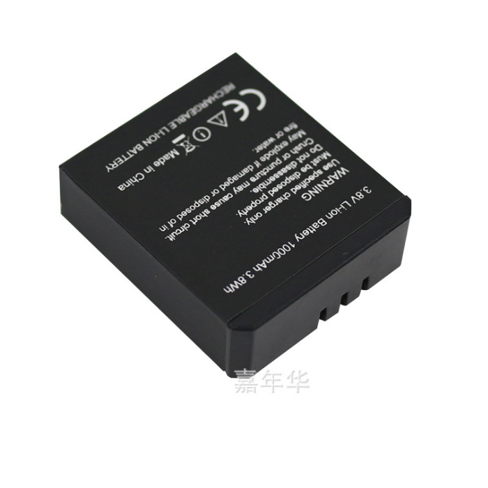 嘉年华运动摄像机电池厂1000mAh 4.35V
